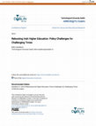 Research paper thumbnail of Rebooting Irish higher education: policy challenges for challenging times