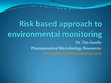 Research paper thumbnail of Risk management and environmental monitoring