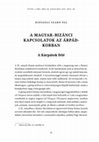 Research paper thumbnail of A magyar–bizánci kapcsolatok az Árpád-korban