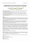 Research paper thumbnail of Investigating the effective factors on patients' escape from one of the public hospitals in Bushehr city in 2017-2018: A descriptive, cross-sectional study