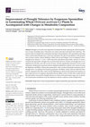 Research paper thumbnail of Improvement of Drought Tolerance by Exogenous Spermidine in Germinating Wheat (Triticum aestivum L.) Plants Is Accompanied with Changes in Metabolite Composition