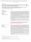 Research paper thumbnail of Effects of Mitral Annulus Remodeling Following MitraClip Procedure on Reduction of Functional Mitral Regurgitation