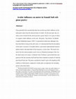 Research paper thumbnail of Arabic influence on metre in Somali Sufi religious poetry