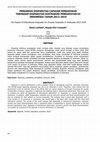 Research paper thumbnail of Pengaruh Disparitas Capaian Pendidikan Terhadap Disparitas Distribusi Pendapatan DI Indonesia Tahun 2012-2019