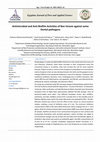 Research paper thumbnail of Antimicrobial and Anti-Biofilm Activities of Bee Venom against some Dental pathogens