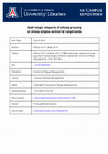 Research paper thumbnail of Hydrologic Impacts of Sheep Grazing on Steep Slopes in Semiarid Rangelands