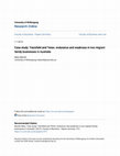 Research paper thumbnail of Case study: Transfield and Tenex: endurance and weakness in two migrant family businesses in Australia