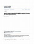 Research paper thumbnail of Revisiting women\u27s entrepreneurship: Insights from the family-firm context and radical subjectivist economics