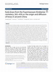 Research paper thumbnail of Early brass from the Foyemiaowan-Xindiantai cemetery, 265-439 CE: the origin and diffusion of brass in ancient China (Wei et al 2022, HerSci 10)