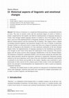 Research paper thumbnail of Historical aspects of linguistic and emotional changes