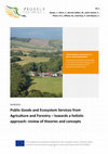 Research paper thumbnail of Public Goods and Ecosystem Services from Agriculture and Forestry - a conceptual approach