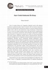 Research paper thumbnail of Siyer Usulü Hakkında İki Kitap tanıtım yazısı (Yakup Akyürek)