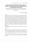 Research paper thumbnail of A Relação Necessária Entre a Declaração Universal De 1948 e O Imperativo Categórico Kantianothe Connection Between the Universal Declaration of 1948 and Kant’s Categorical Imperative