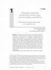 Research paper thumbnail of Cidadania ambiental: fundamentos éticos para uma sociedade sustentável