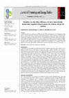 Research paper thumbnail of Studies on the Bio-efficacy of new insecticide molecules against insect pests in cotton aicrp on cotton