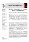 Research paper thumbnail of Population dynamics of insect pests of cotton in Southern dry zone of Karnataka