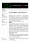 Research paper thumbnail of Character association studies in first clonal stage of sugarcane (Saccharum officinarum L.)