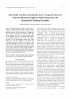 Research paper thumbnail of Electrically and Electrochemically Active Composite Based on Polyester/Reduced Graphene Oxide/Polypyrrole with Remarkable Washing Durability