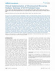 Research paper thumbnail of Clinical implementation of chromosomal microarray analysis: summary of 2513 postnatal cases