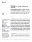 Research paper thumbnail of Mechanisms for Complex Chromosomal Insertions