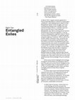 Research paper thumbnail of Entangled Exiles, e-flux journal, NY, 12.2022 
www.e-flux.com/journal/131/502144/entangled-exiles/