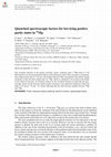 Research paper thumbnail of Quenched Spectroscopic Factors for Low-Lying Positive Parity States in 31Mg