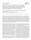 Research paper thumbnail of Associations Between Health Literacy and Health Outcomes in a Predominantly Low-Income African American Population with Type 2 Diabetes