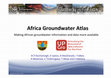 Research paper thumbnail of Africa Groundwater Atlas