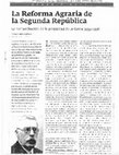 Research paper thumbnail of La Reforma Agraria de la Segunda Republica