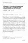 Research paper thumbnail of Determination of the Thermal Diffusivity of Electrically Non-Conductive Solids in the Temperature Range from 80 K to 300 K by Laser-Flash Measurement