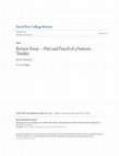 Research paper thumbnail of Review Essay—Part and Parcel of a Nation’s Totality