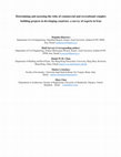 Research paper thumbnail of Determining and assessing the risks of commercial and recreational complex building projects in developing countries: a survey of experts in Iran