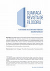 Research paper thumbnail of Plasticidade das estruturas psíquicas e Daseinspsicanálise