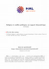 Research paper thumbnail of Religion et conflits politiques, un rapport dissymétrique