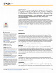 Research paper thumbnail of Prevalence and risk factors of Occult Hepatitis C infections in blood donors from Mexico City