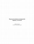 Research paper thumbnail of Repensar las fronteras, la integración regional y el territorio