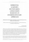 Research paper thumbnail of Aprimorando Os Dicionários De Aprendizes: Uma Discussão Baseada Em Uma Abordagem Interdisciplinar Perfeccionando Los Diccionarios De Aprendices: Una Discusión Basada en Un Abordaje Interdisciplinar