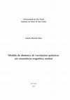 Research paper thumbnail of Medida da dinâmica de correlações quânticas em ressonância magnética nuclear