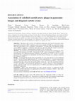 Research paper thumbnail of Association of calcified carotid artery plaque in panoramic images and diagonal earlobe crease