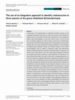 Research paper thumbnail of The use of an integrative approach to identify coelomocytes in three species of the genus Holothuria (Echinodermata)