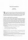 Research paper thumbnail of Notes on the Sacerdotal Decrees