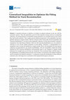 Research paper thumbnail of Generalized Inequalities to Optimize the Fitting Method for Track Reconstruction