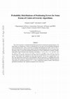 Research paper thumbnail of Probability Distributions of Positioning Errors for Some Forms of Center-of-Gravity Algorithms