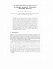 Research paper thumbnail of An automata-theoretic approach to Presburger arithmetic constraints