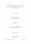 Research paper thumbnail of An algorithmic approach for checking closure properties of temporal logic specifications and ω-regular languages