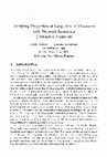 Research paper thumbnail of Verifying properties of large sets of processes with network invariants