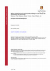 Research paper thumbnail of Banks' noninterest income and securities holdings in a low interest rate environment: The case of Italy