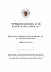 Research paper thumbnail of Aprender geografía de España con la Web 2.0