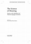 Research paper thumbnail of Introduction to the Science of Meaning