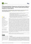 Research paper thumbnail of Contrasting Metabolic Fingerprints and Seed Protein Profiles of Cucurbita foetidissima and C. radicans Fruits from Feral Plants Sampled in Central Mexico